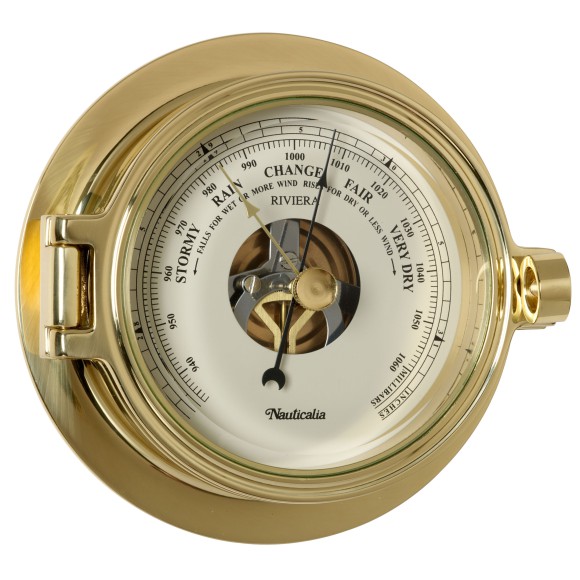 Brass Riviera Barometer