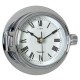 Chrome Riviera Clock