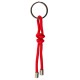 Knotted Rope Keyring, red