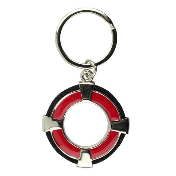 Life Ring Keyring, red