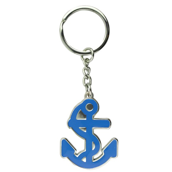 Anchor Keyring, blue