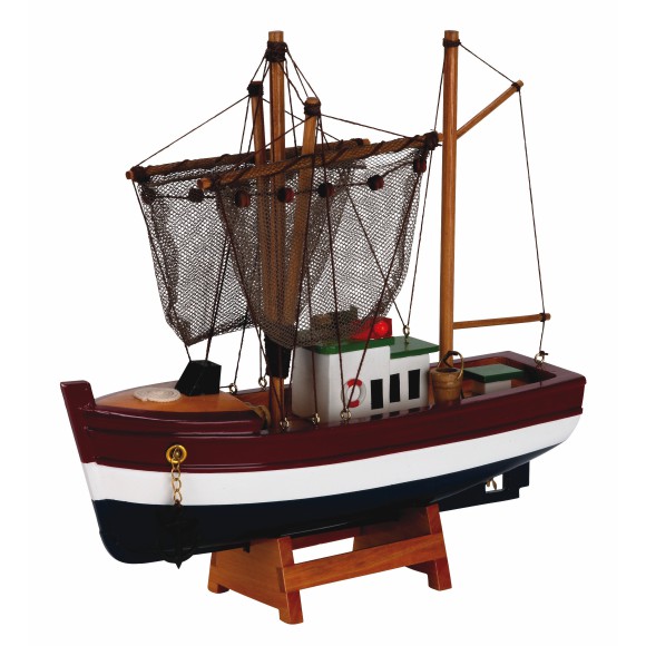 Trawler, red/white/blue, 25cm