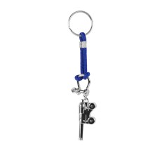 Cannon Keyring, Blue Cord