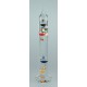 5-Globe Galileo Thermometer, multi, 28cm