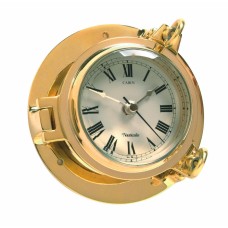 Brass Cabin Clock, 14cm