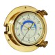 Brass Cabin Tide Clock, 14cm