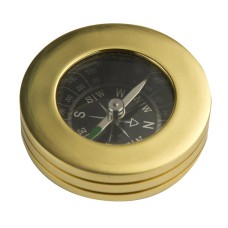 Brass Compass Paperweight