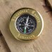 Brass Compass Paperweight
