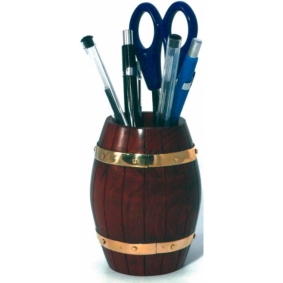 Naval-style Barrel Pen Pot