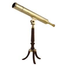 Library Telescope, brass