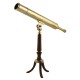 Library Telescope, brass