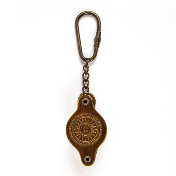 Magnifier Keyring, Antique Finish