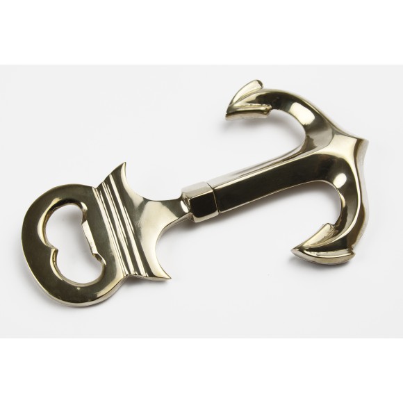 Anchor-shaped Bottle Opener & Corkscrew, 15cm