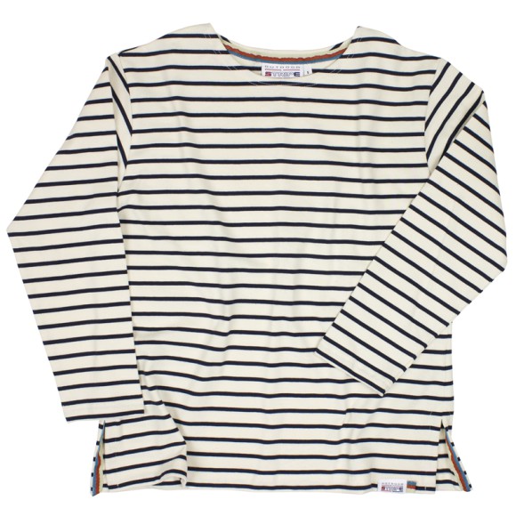 Breton Top, Natural/Navy, L