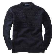 Guernsey Sweater, navy, L