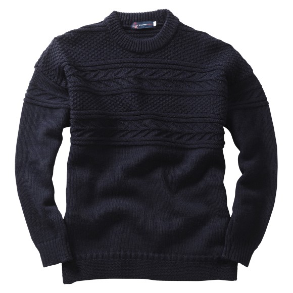 Guernsey Sweater, navy, XL