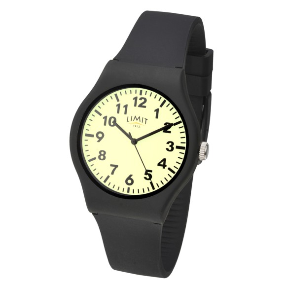 Limit Glow Dial Watch, black