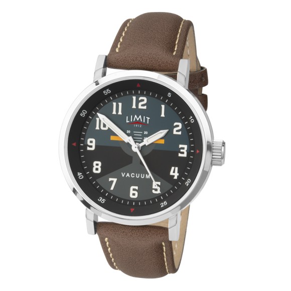 Limit Pilot Watch, silver/brown