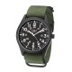 Limit Military-style Watch, black/khaki