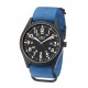 Limit Military-style Watch, black/blue